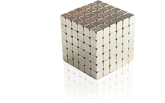 ТетраКуб 5мм 216 кубов "серебристый" и "золотой"