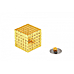 ТетраКуб 5мм 216 кубов "серебристый" и "золотой"
