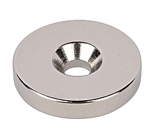 Неодимовый магнит диск 25х3 мм с зенковкой 7,5\4,5 мм
