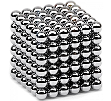 НеоКуб 5мм 216 шариков "серебристый"