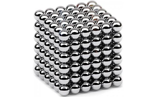 НеоКуб 5мм 216 шариков "серебристый"